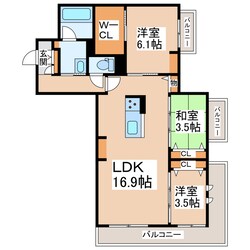 シャーメゾンBloom Stageの物件間取画像